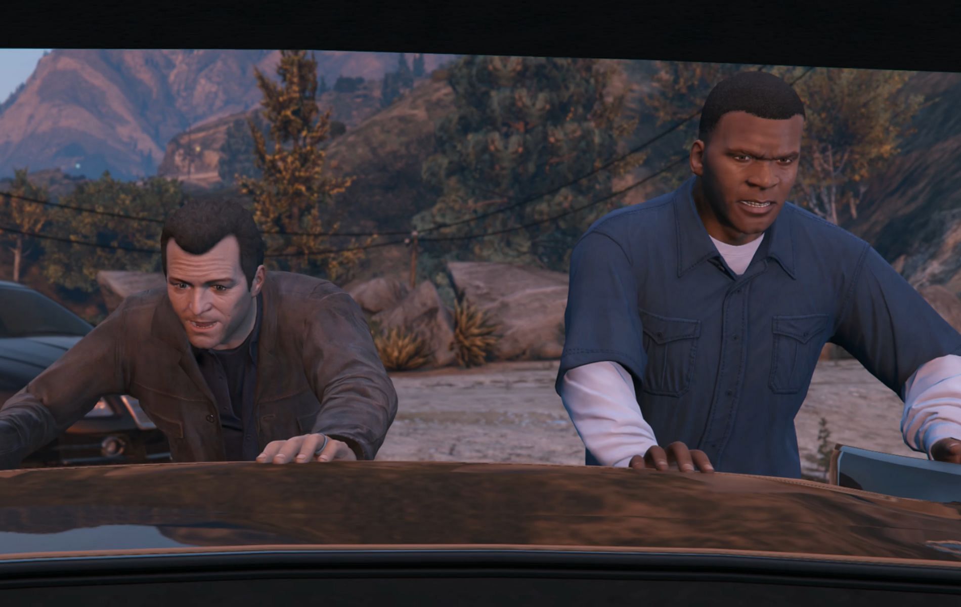 Speedruns tend to end the timer around the beginning of the final cutscene (Image via Rockstar Games)