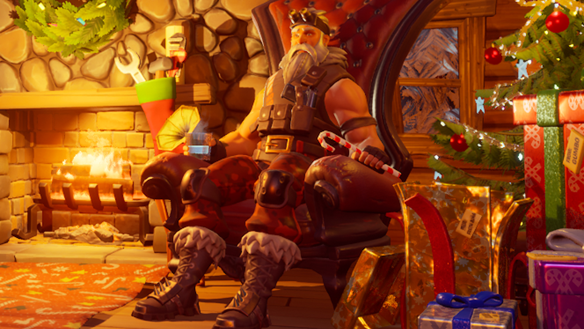 Fortnite-spillere kan få en belønning for serverafbrydelse og deres falske julegave