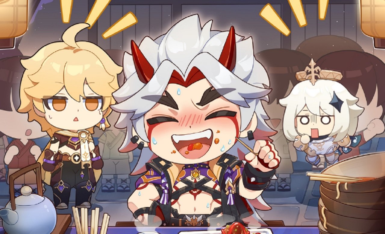 Genshin Impact Arataki It for at udgive tid og 4 stjerner banner karakterer