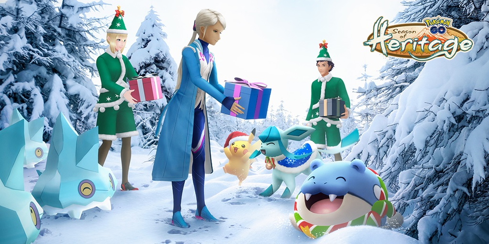 Pokemon GO Winter Holiday begivenhed tilføjer Bergmite, udklædt Glaceon
