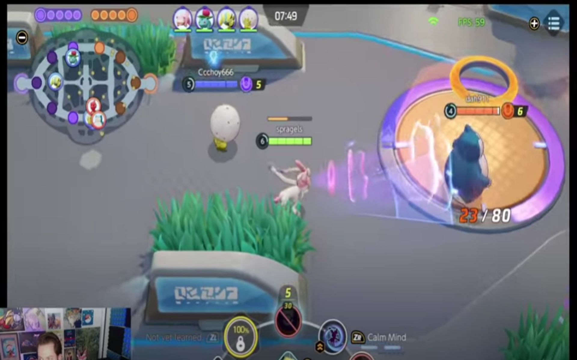 Sylveon is one of Spragels' most used Pokemon (Image via Spragels)