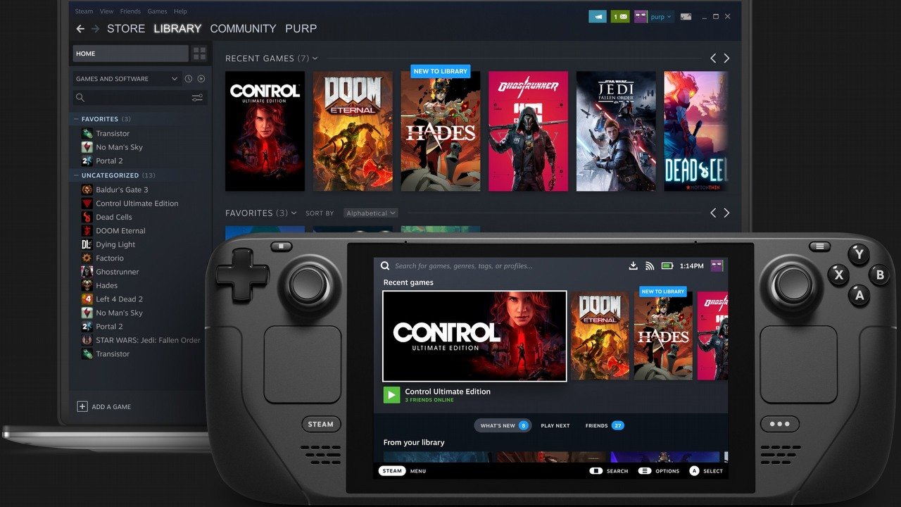 Steam Deck uden yderligere feedback;  CS: GO og Half-Life får opdateringer