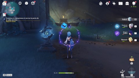 Genshin Impact, løsningen af ​​puslespillet "Sur la piste du dragon et du slange"