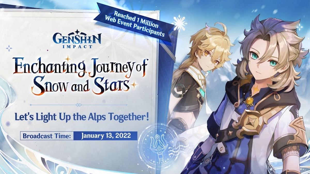Genshin Impacts Alps Teleport Waypoint tændes den 13. januar