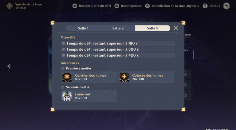 Genshin Impact, guide des abysses de mi-janvier 2022