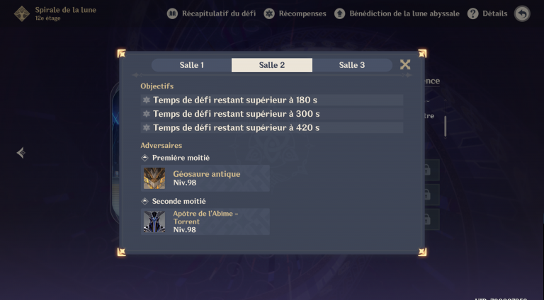 Genshin Impact, guide des abysses de mi-janvier 2022