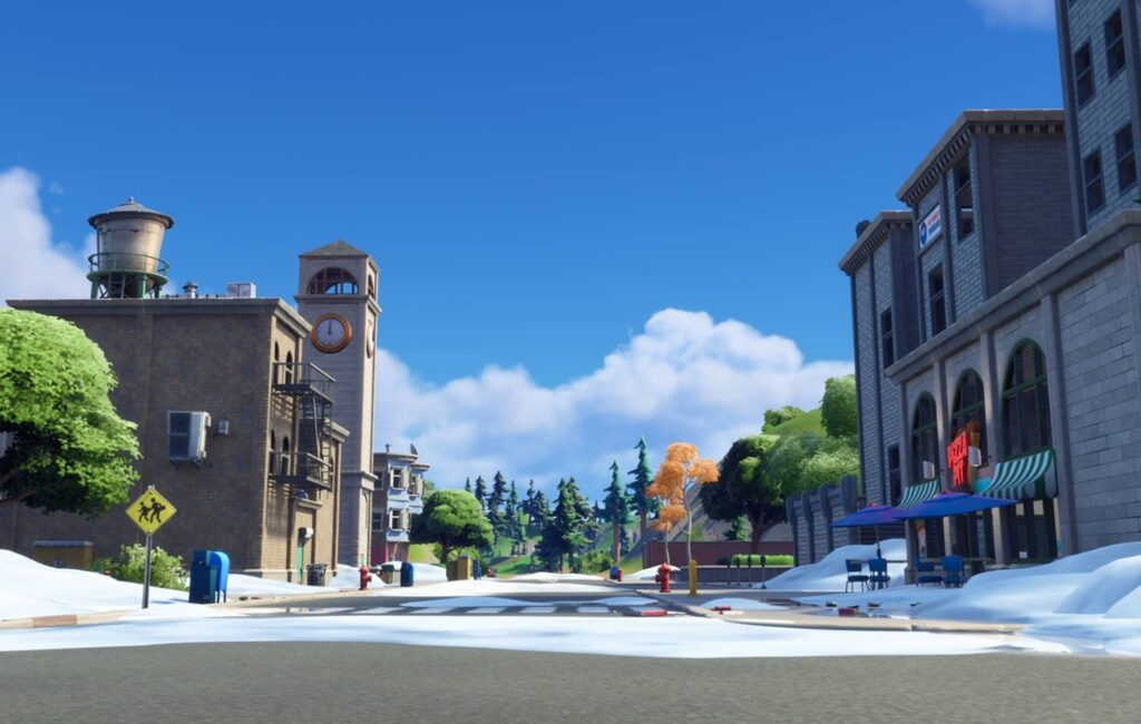 Tilted Tor 'Fortnite' genintroducerer Tilted Towers sammen med gigantiske