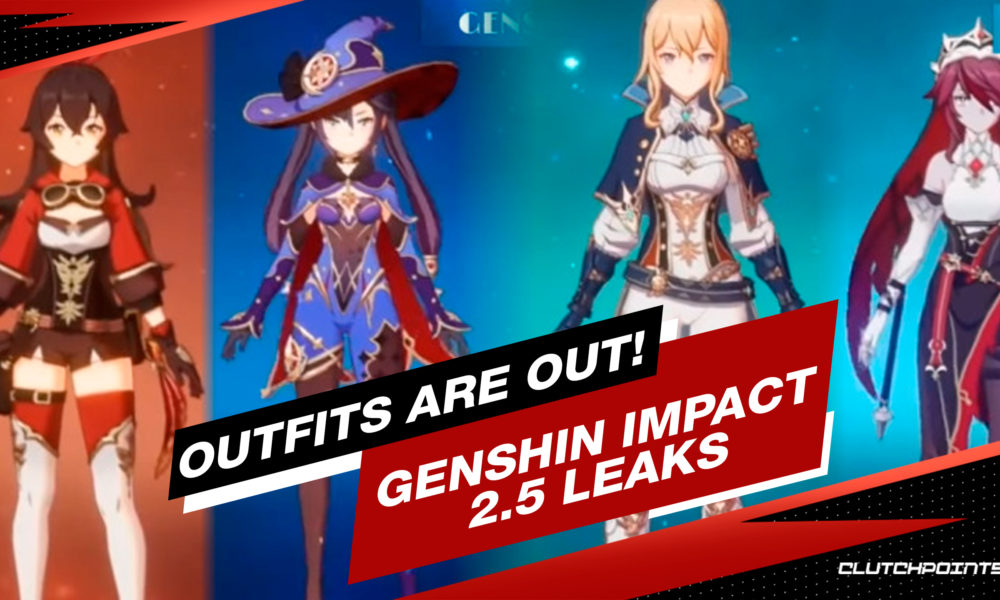 Genshin Impact, Genshin Impact 2.5, Leak, Jean, Mona, Amber, Rosaria