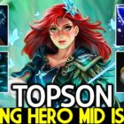 TOPSON [Windranger] Amazing Hero Mid is Back One ULT Kill Dota 2