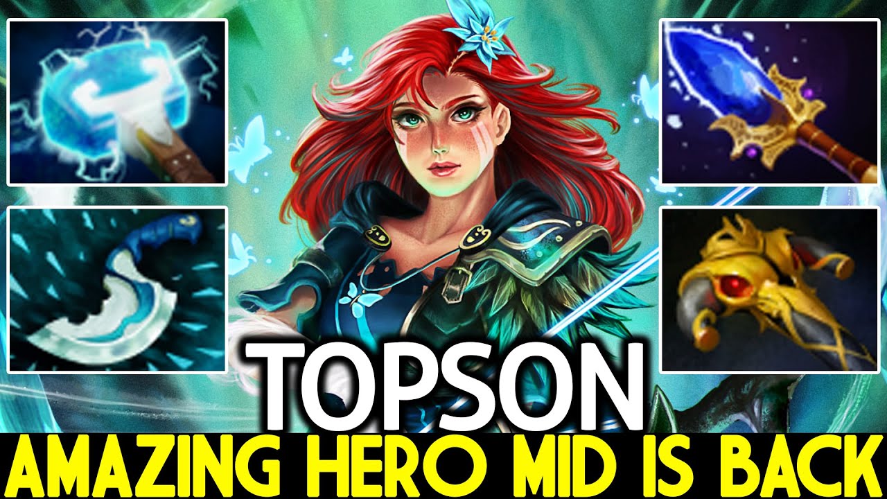 TOPSON [Windranger] Amazing Hero Mid is Back One ULT Kill Dota 2