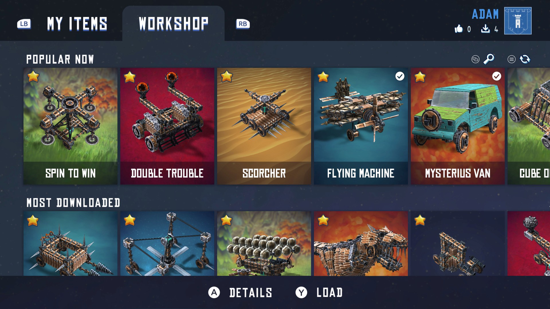 Besiege Console (Forhåndsvisning af spil)