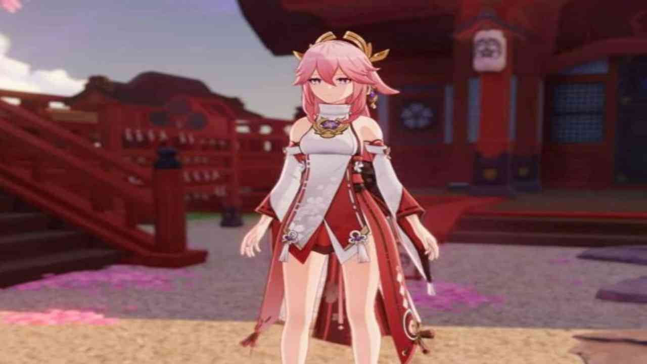 Ahead of Yae Miko's release in Genshin Impact version 2.5 leakers revealed her signature weapon, passive ability, stats, and more