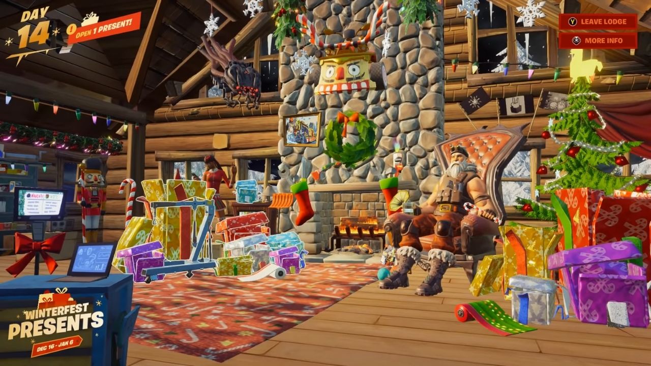 Hvor er den sidste gave i Fortnite Hvor er den sidste gave i Fortnite?