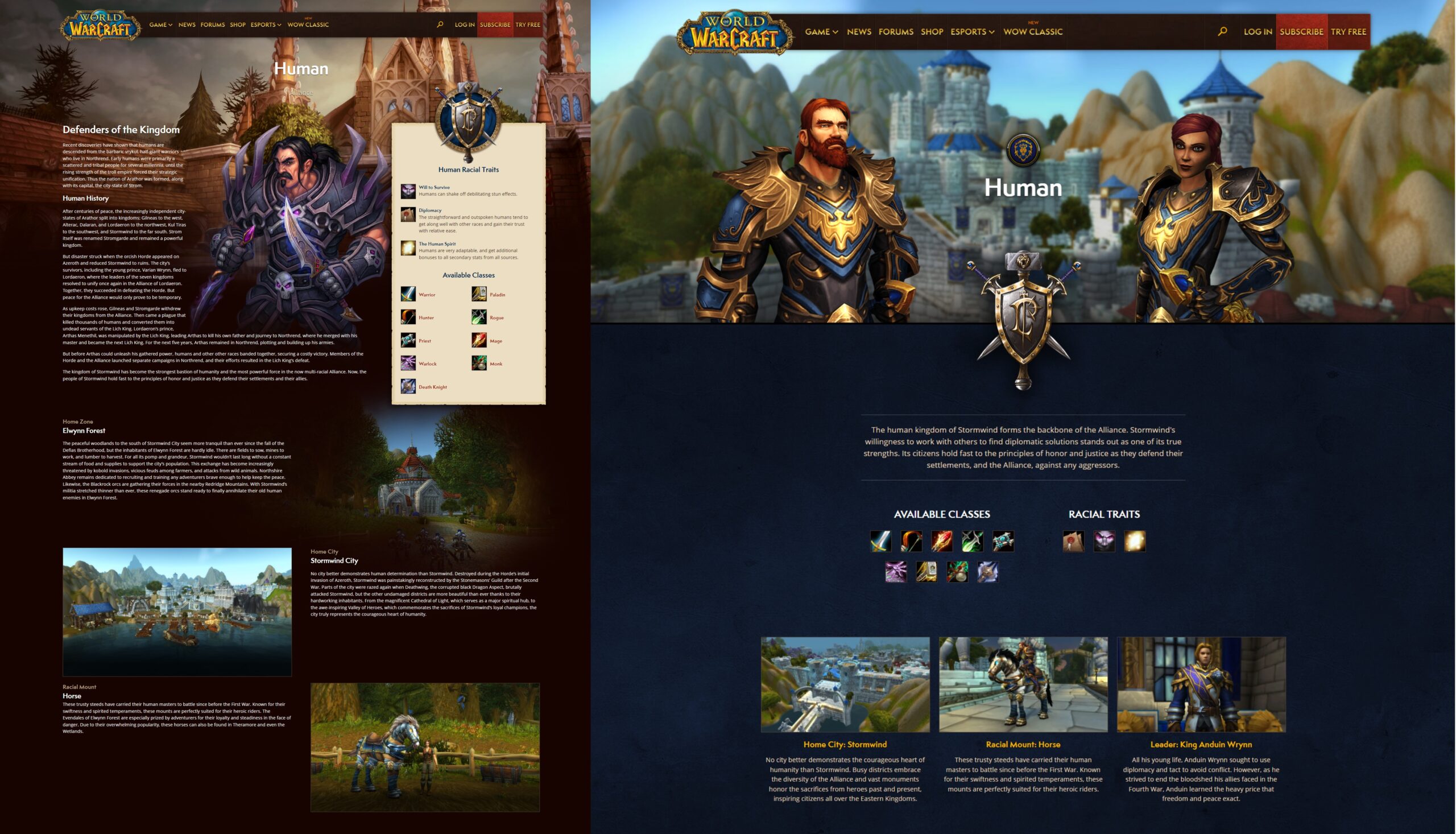 Opdaterede løbssider på World of Warcraft-webstedet