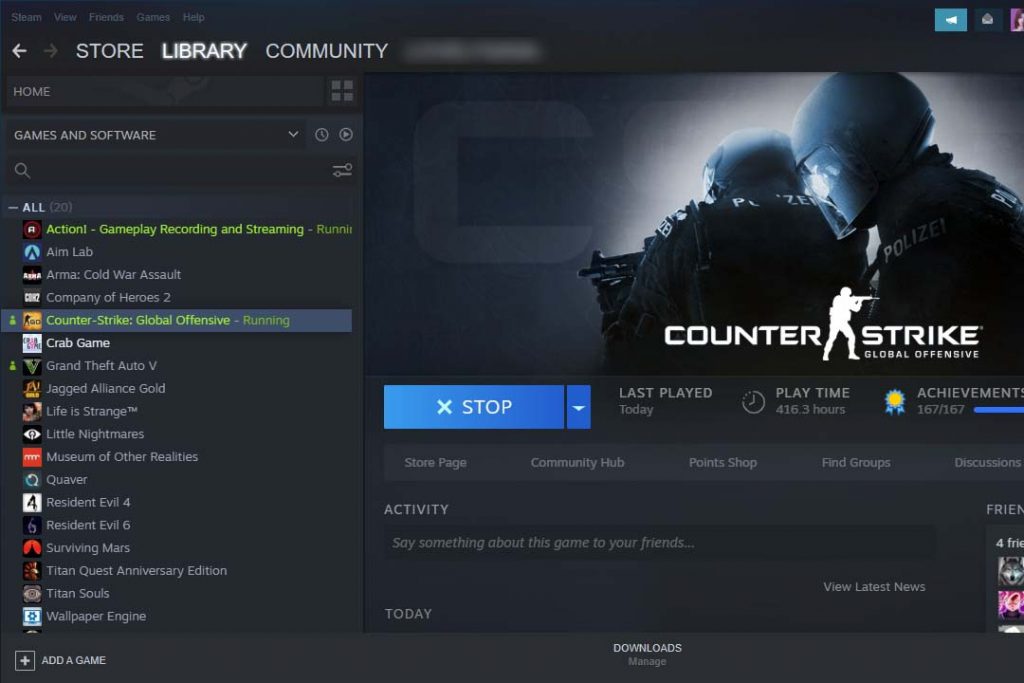 Start CSGO