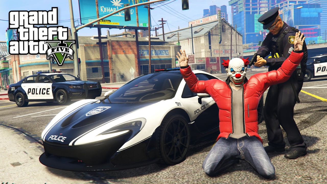 GTA 5 Mods SPIL SOM EN COP MOD!!  GTA 5 Police McLaren P1