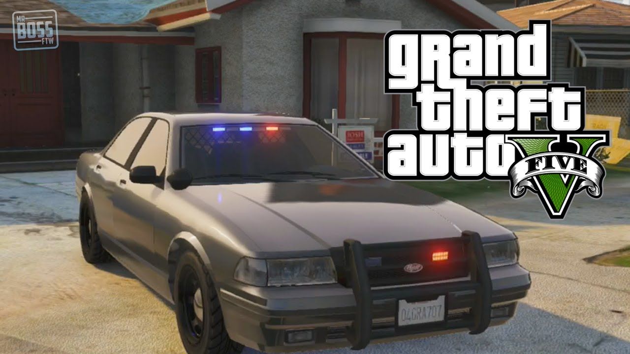 GTA 5 Online Undercover politibil og hvordan man opbevarer politiet