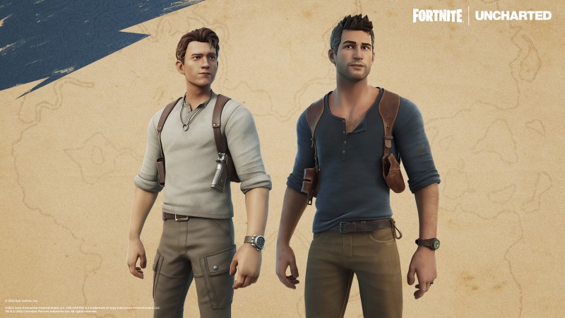 Uncharteds Nathan Drake og Chloe Frazer vil være på skattejagt i Fortnite