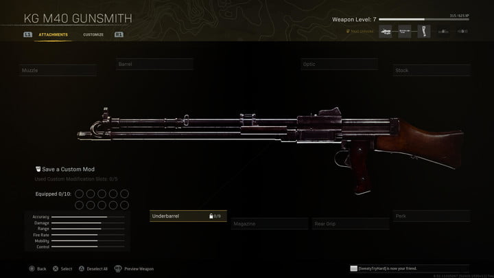 KG M40 i Call of Duty: Warzone.
