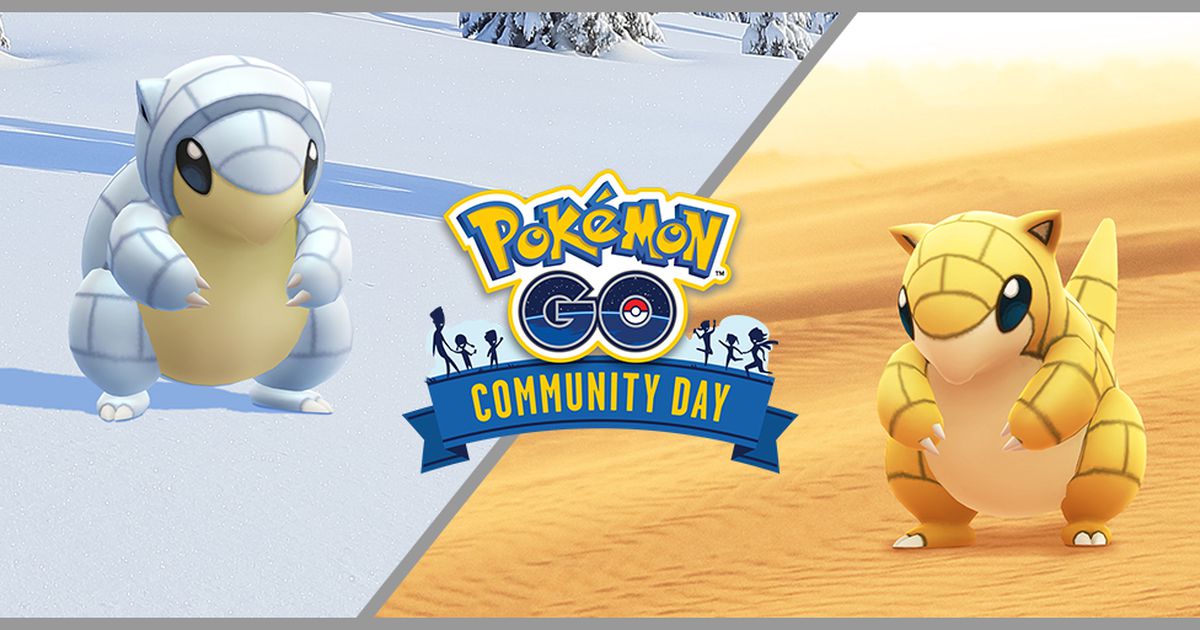 Pokemon Go March Community Day: Alolan Sandshrew, bonusser og mere