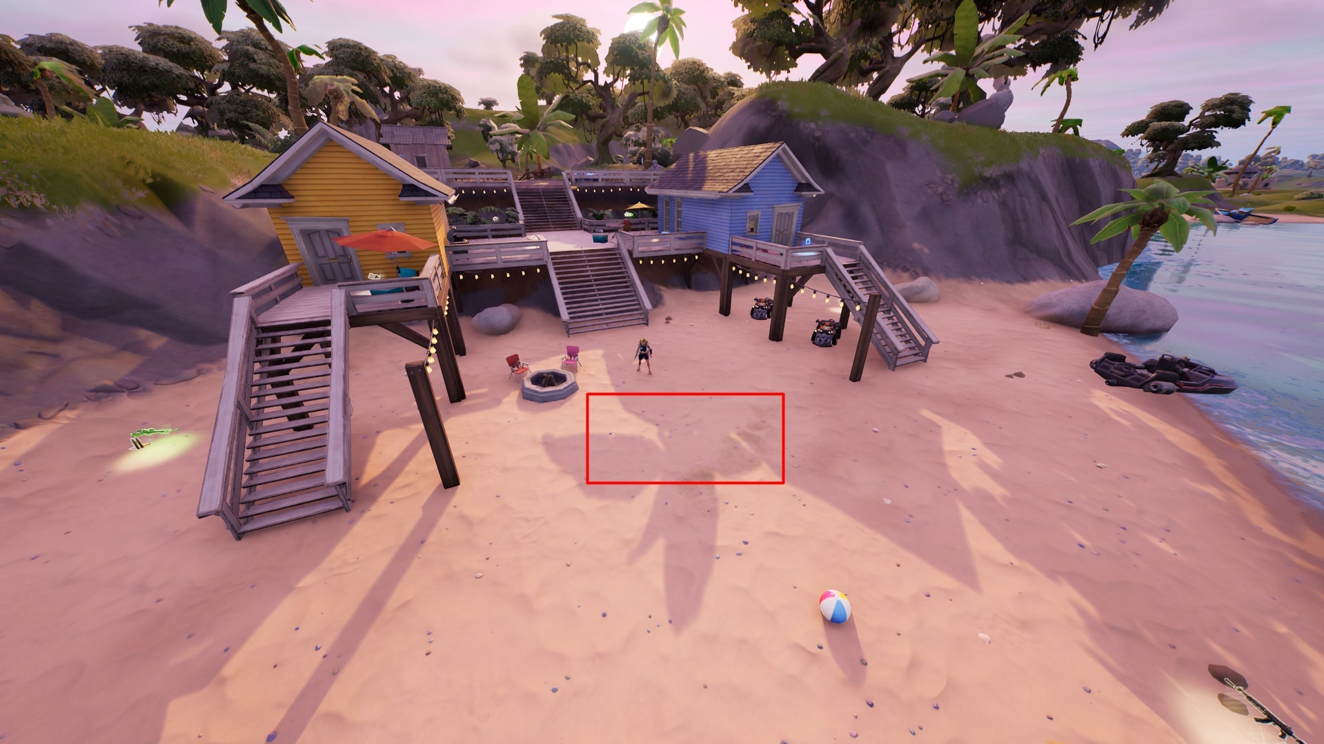 Fortnite slæb stranden væk