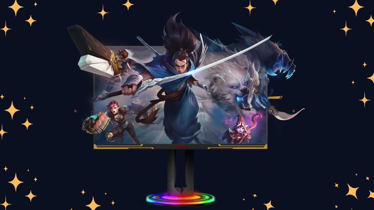 Du kan snart købe en officiel League of Legends-gamingmonitor