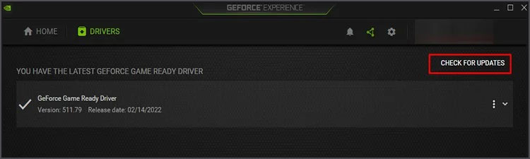Warzone fortsætte med at crashe? Sådan løser du det 3 geforce-experience-check-for-updates
