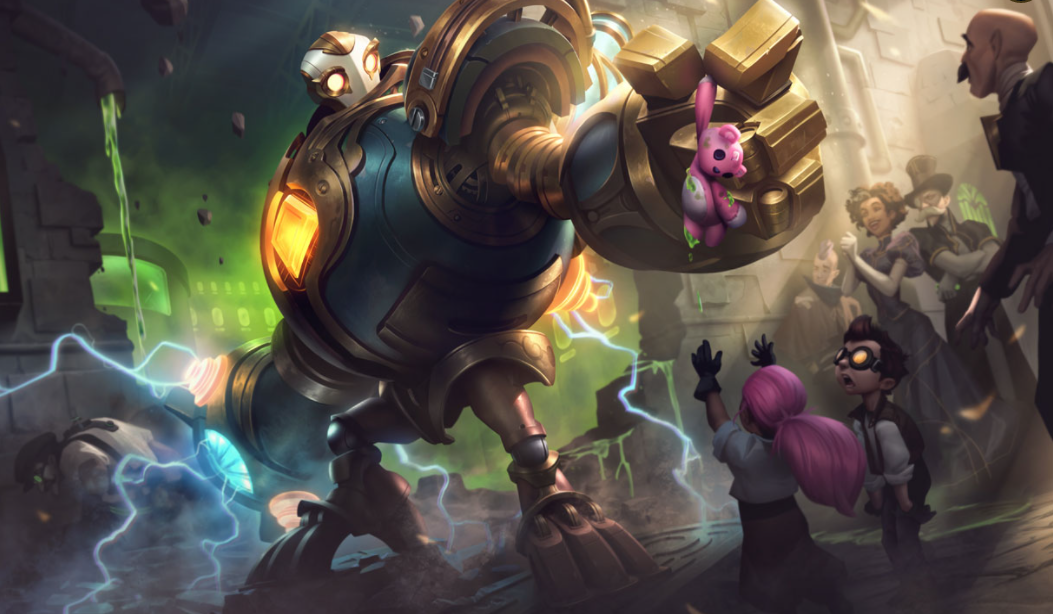 League of Legends Victorious Skin - Victorious Blitzcrank