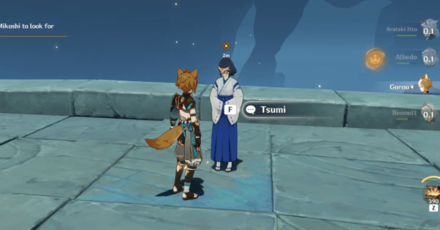 Genshin - Three Realms Aftermath - 1 Tal med Tsumi