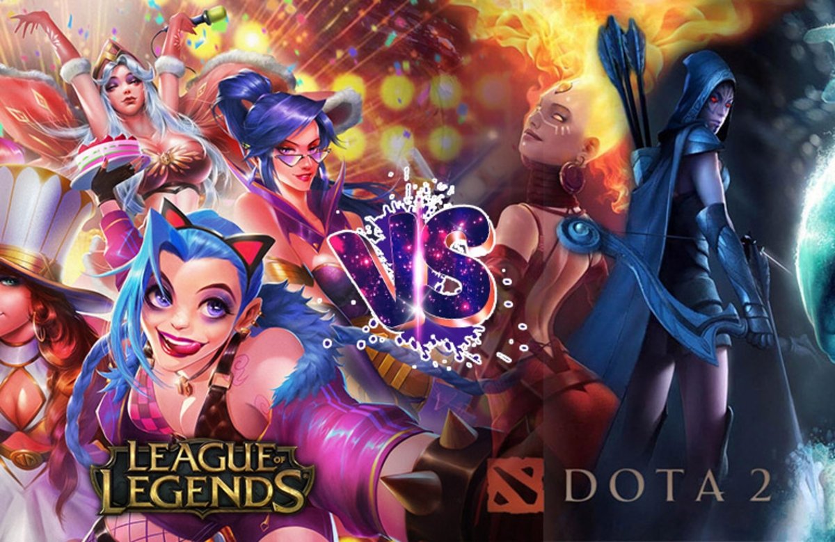 League of Legends VS DOTA 2-som er den bedste
