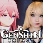 Emirus Genshin Impact cosplay går viralt på TikTok med Yae Miko transformation