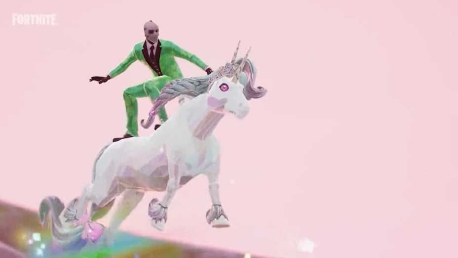 Fortnite x Tiny Tina's Wonderlands: kommentar modtaget af planeur Licorne de diamant