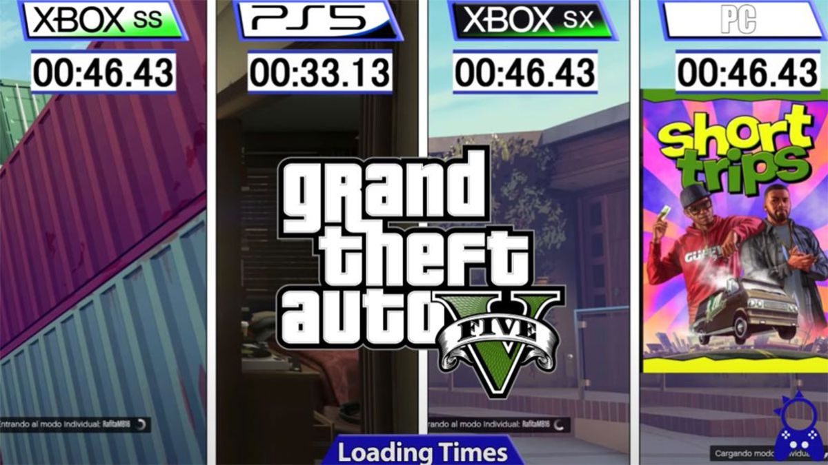 GTA 5 til PS5, Xbox Series X|S og pc, hvor har den de korteste indlæsningstider?