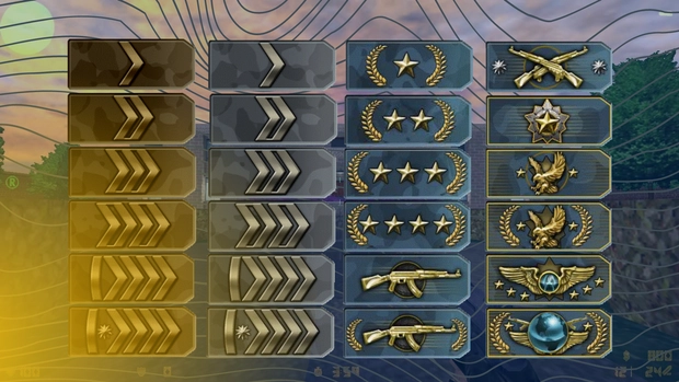 Which rank plays the most CSGO in 2022?