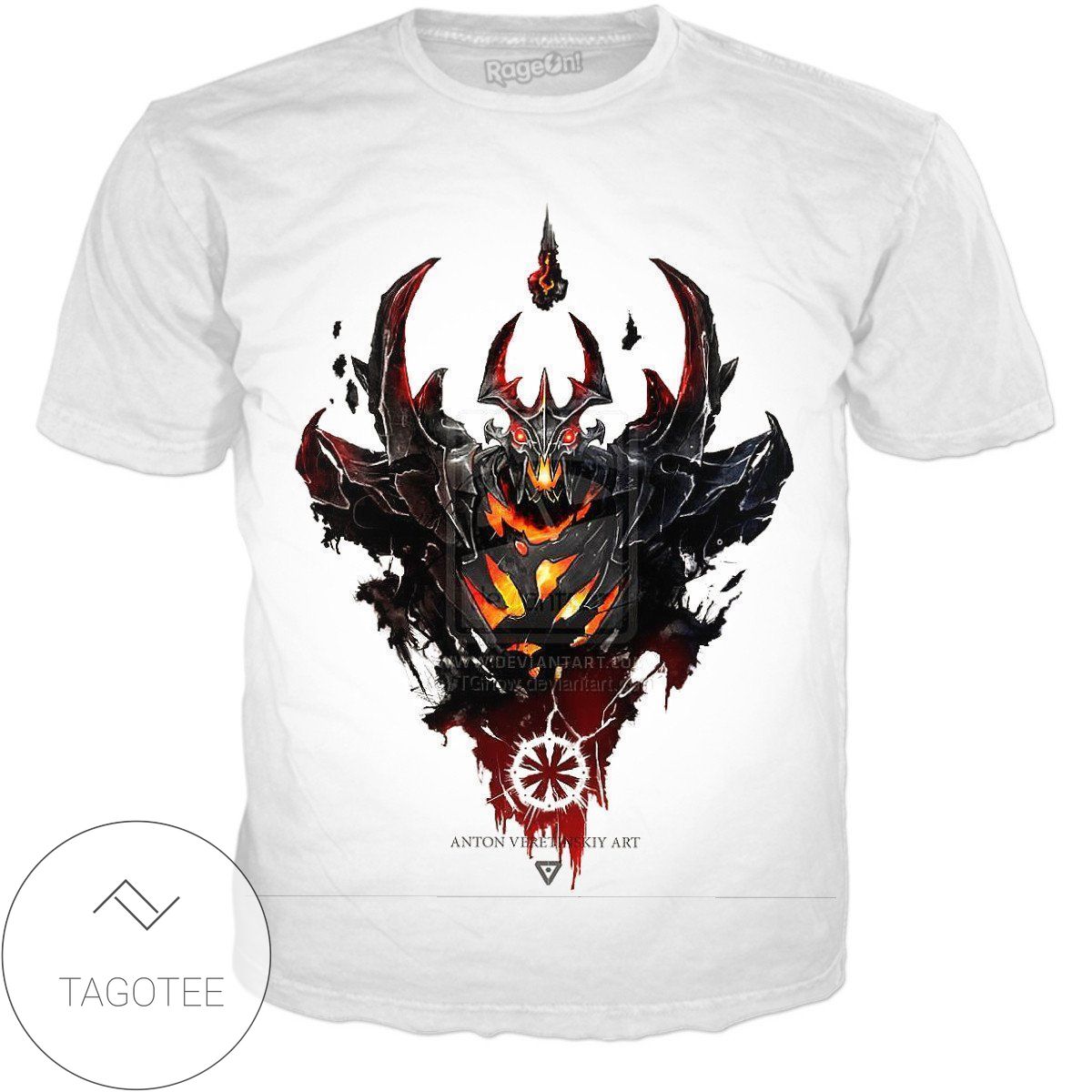 Rageon Dota 2 All Over Print T-shirt