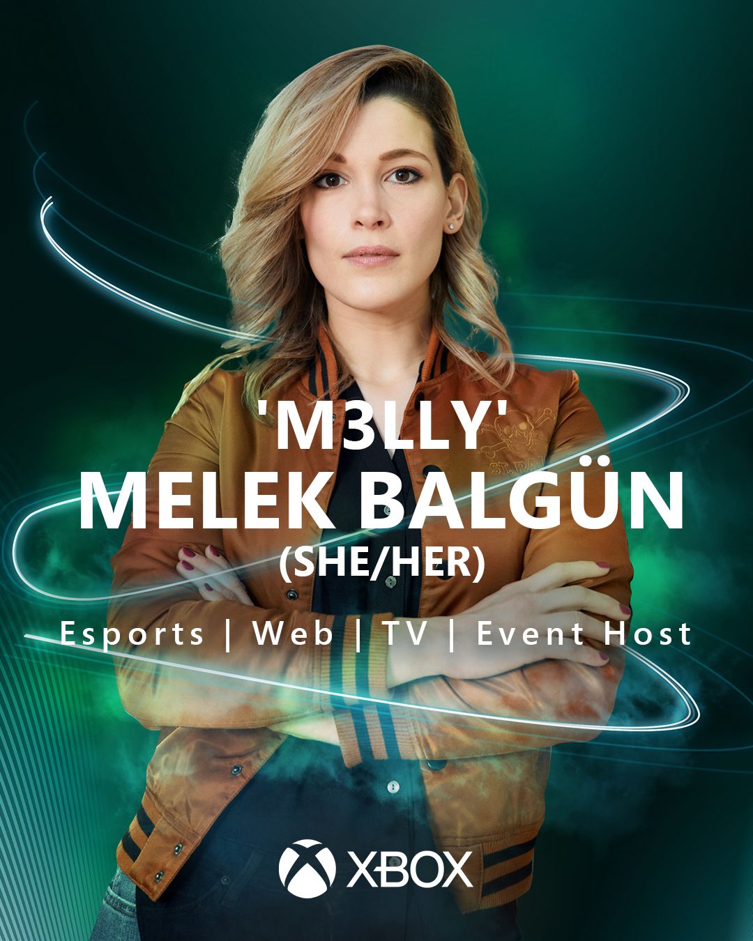 Melek Balgün (Hun/Hende) Esports |  Web |  TV |  Arrangementsværtsregion: Tyskland, Østrig og Schweiz