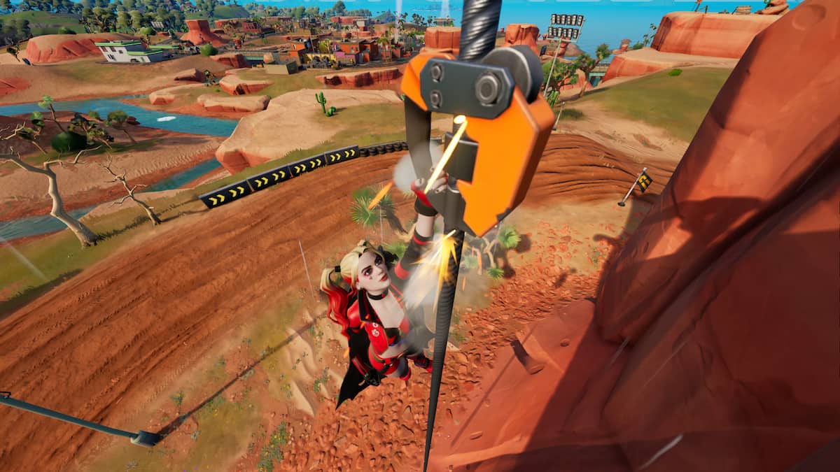 Hvor man kan finde og bruge en Ascender på Chonker's Speedway og Command Cavern i Fortnite Kapitel 3 Sæson 2