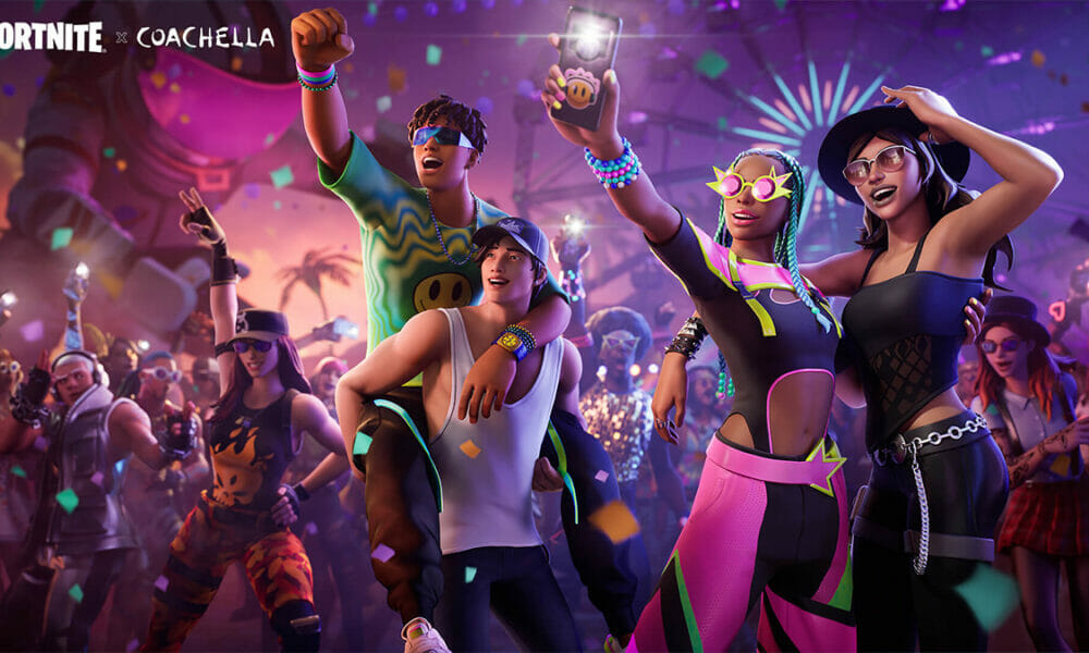 Fortnite x coachella loading screen