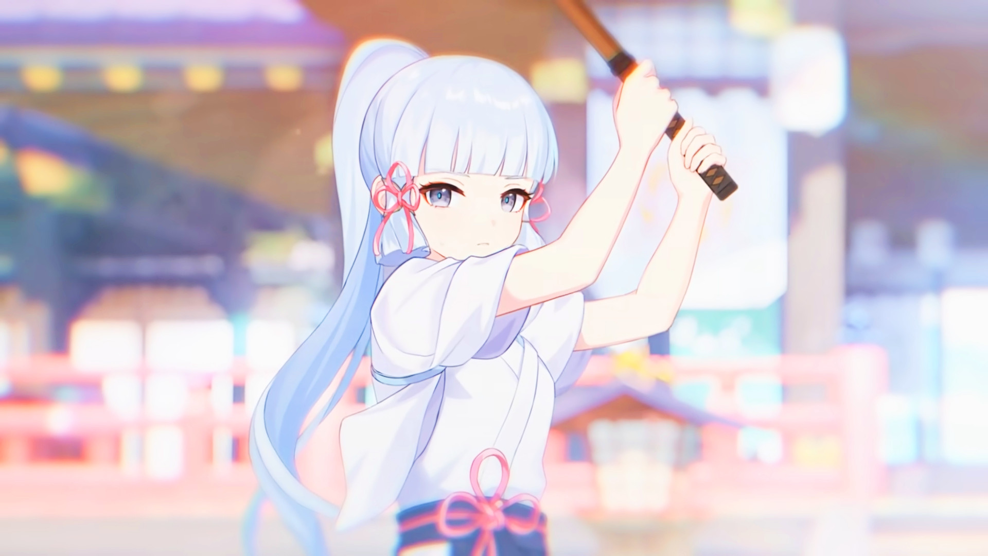 Genshin Impact animerede korte drillerier Ayaka banner genudsendelse