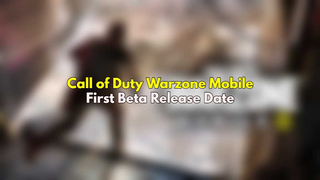 Call of Duty Warzone Mobile First Beta-udgivelsesdato