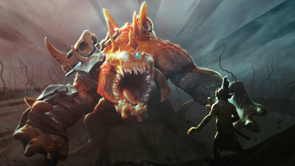 Dota 2 News: Primal Beast arcana udgivet;  får helten til at ligne Roshan