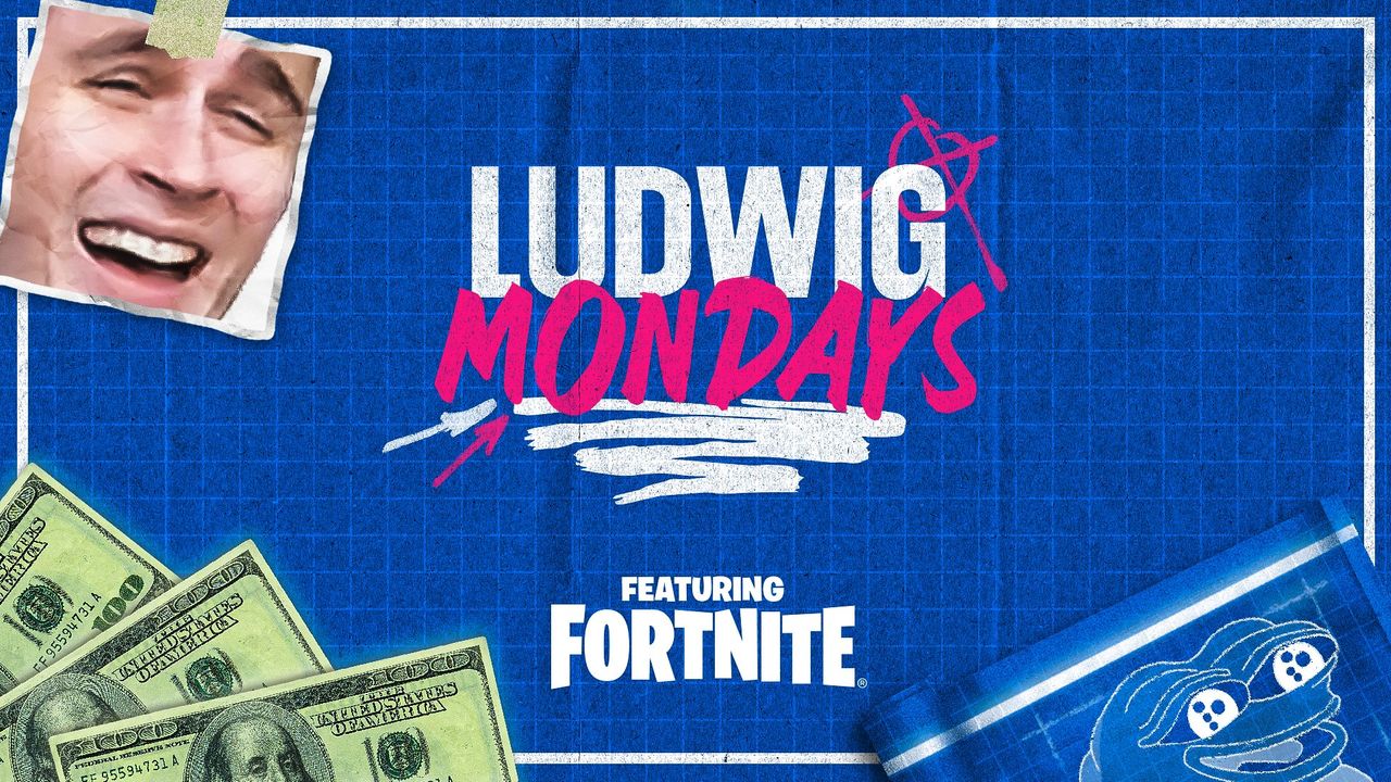 Ludwig samarbejder med Epic Games for $100K Fortnite mandage