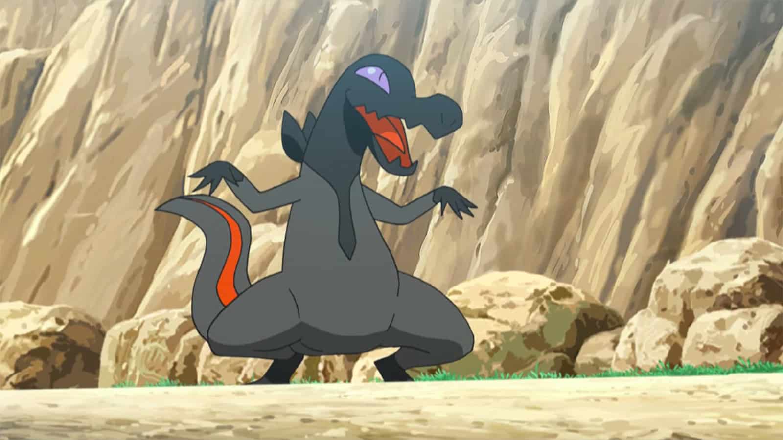Salandit optræder i Pokemon-anime