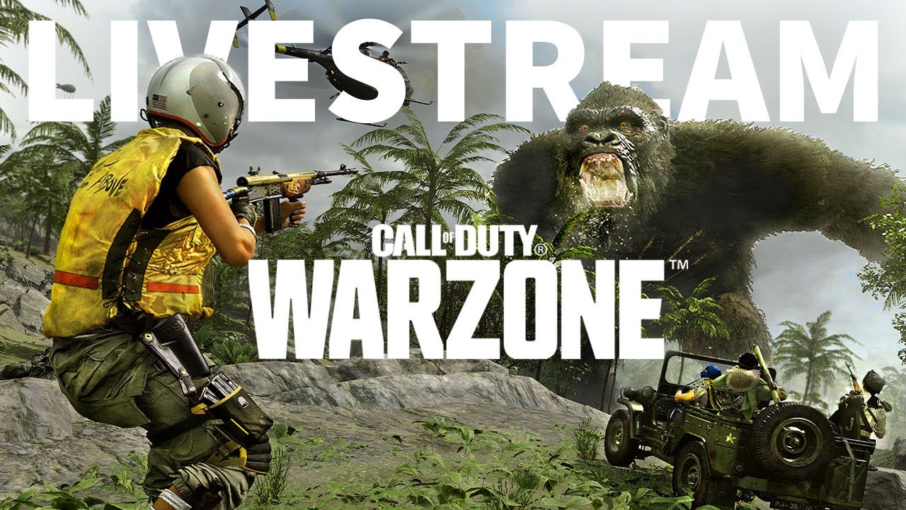 King Kong vs. Godzilla! Call of Duty Warzone Livestream