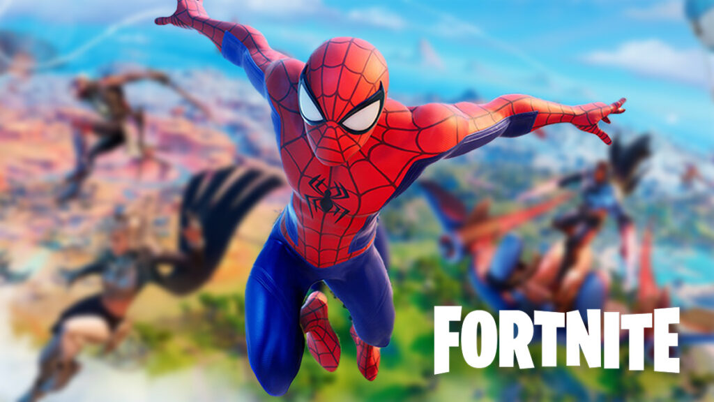 Fortnite kapitel 3 spider man web skydespil
