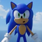 Sonic Frontiers' Demo-titelskærm vises på sociale medier