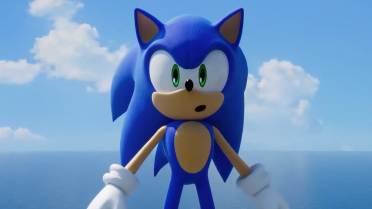 Sonic Frontiers' Demo-titelskærm vises på sociale medier