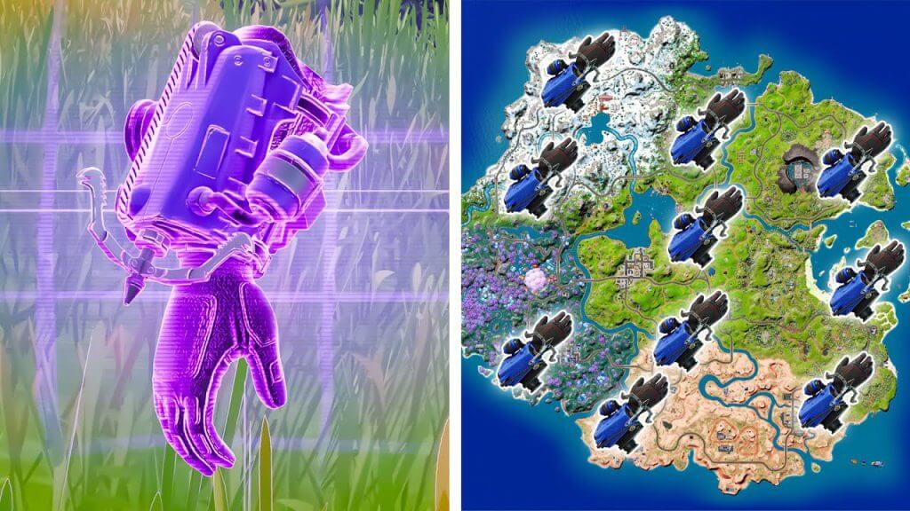 Fortnite: Hvor finder man gribehandsken