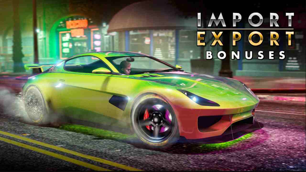 GTA V, mange import / eksport bonusser for denne uge