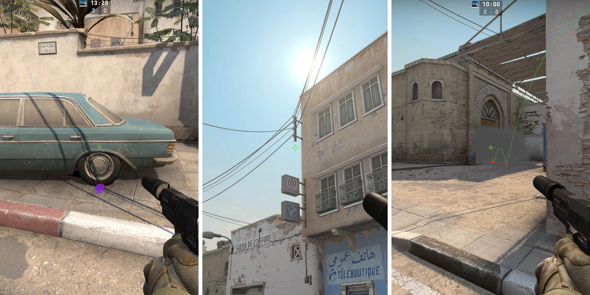 CSGO Dust 2 høj røgspot til døre